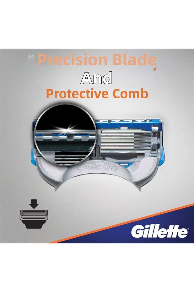 عبوة من 8 شفرات حلاقة احتياطية من الورق المقوى Fusion Proglide Power - 6