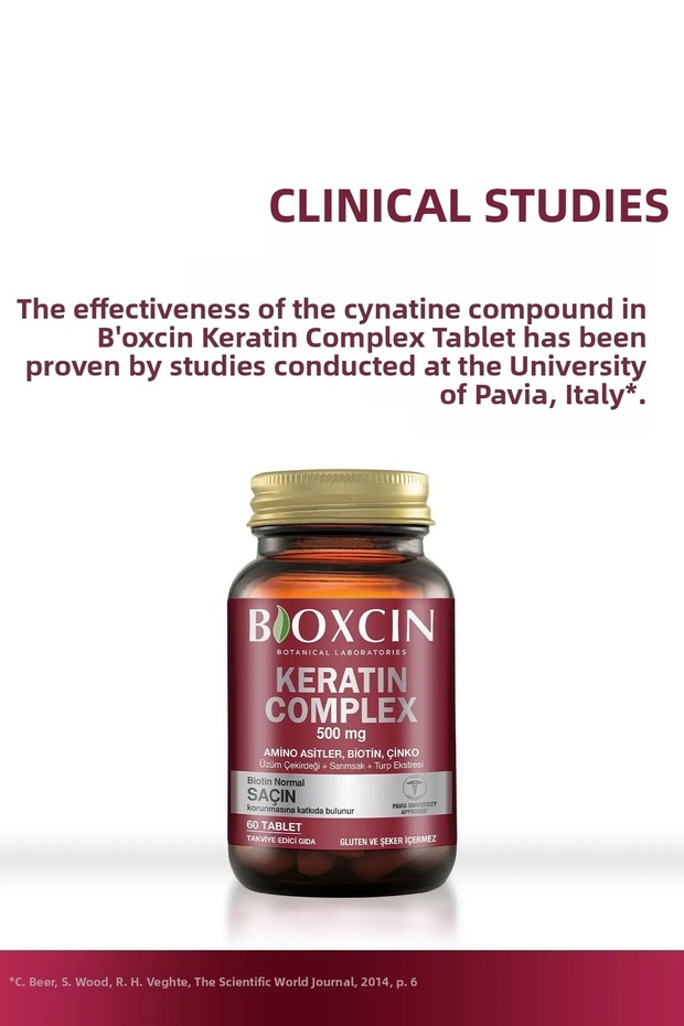 مجمع الكيراتين 500 مجم - 60 قرص، مجموعة من 4 قطع - 5