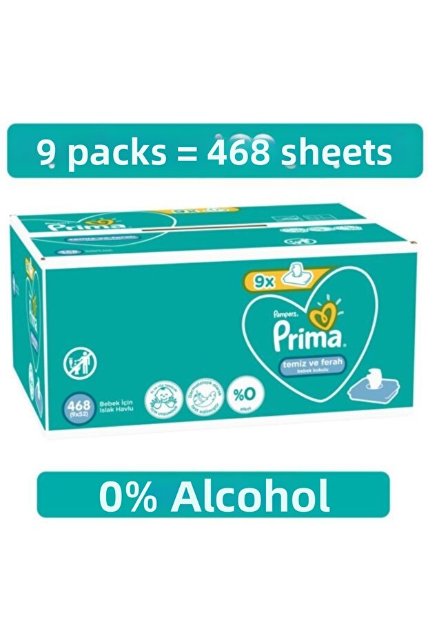 Wet Towels Fresh Clean Fresh 52 Pieces 9 Units