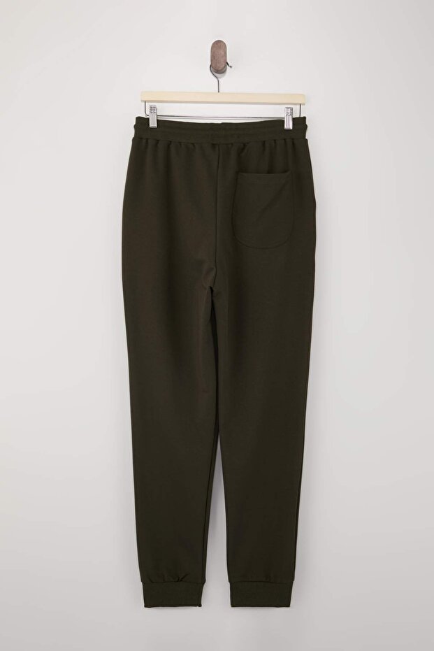 Haki Basic Regular/Normal Kesim Lastik Paça Jogger Eşofman Altı TMNSS20EA0053 - 5
