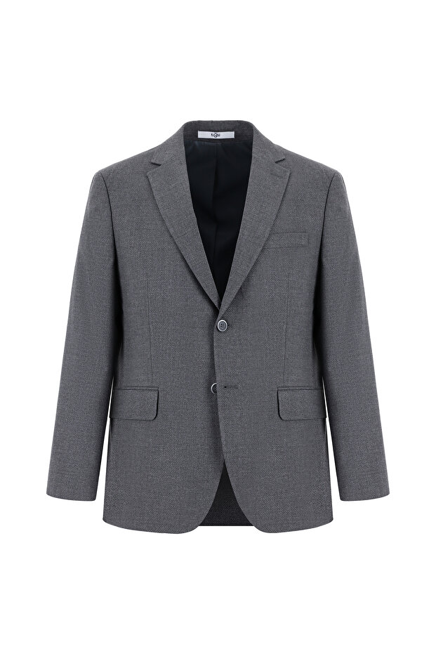 4 Drop Relaxed Fit Relaxed Fit Classic Patterned Jacket - 1
