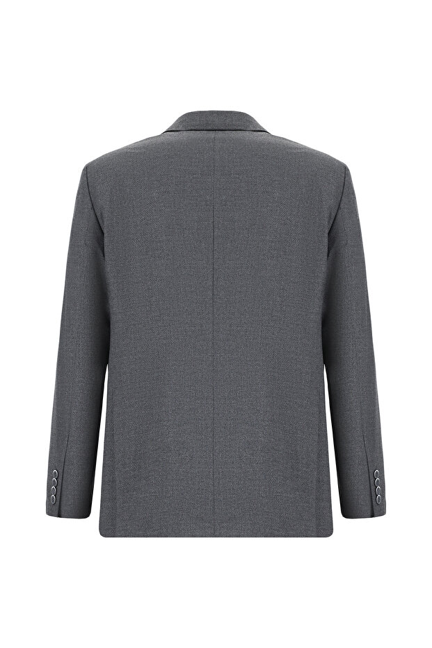 4 Drop Relaxed Fit Relaxed Fit Classic Patterned Jacket - 2