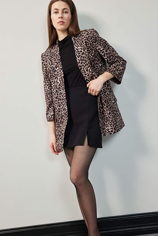 Normal Bel Basic Düz Şort Etek C1860AX24AU - 1