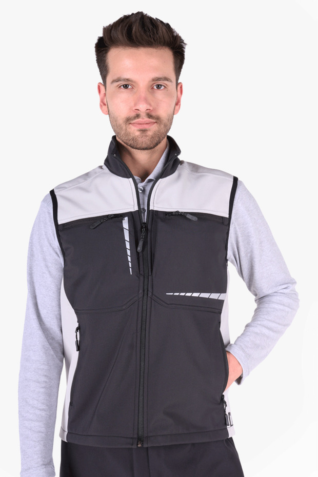 Softshell Reflektörlü Yelek