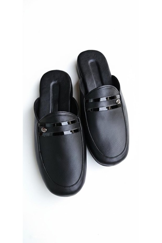 Most Preferred Orthopedic Men's Black Groom House Slippers