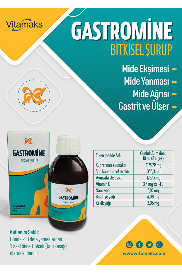 Gastromine Bitkisel Şurup 210 ml - 3