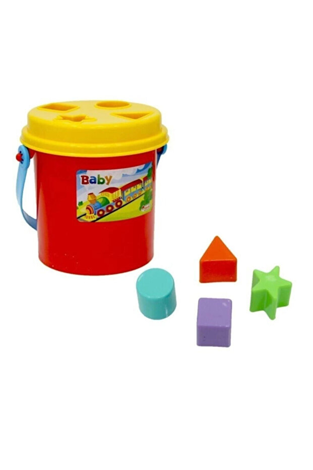 Educational Learning Baby Toys Bultak Bucket 14 Pieces Shaped