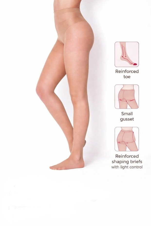 Women's 15 Denim Fit Pantyhose