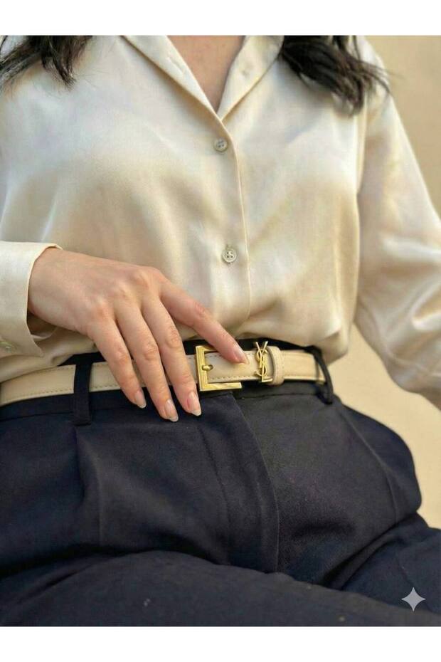 Popüler model deri kemer - 2