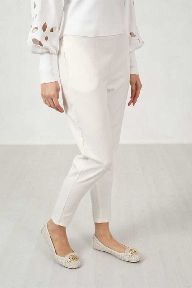 MRKVA SEČENA K Krep PANTALONE - 6