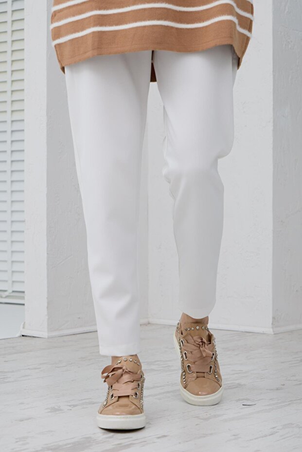 MRKVA SEČENA K Krep PANTALONE - 2