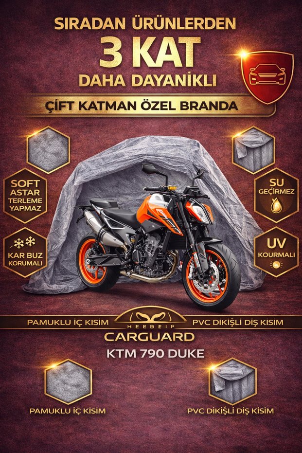 Ktm 790 Duke Corded Motorcycle Cover - Miflon