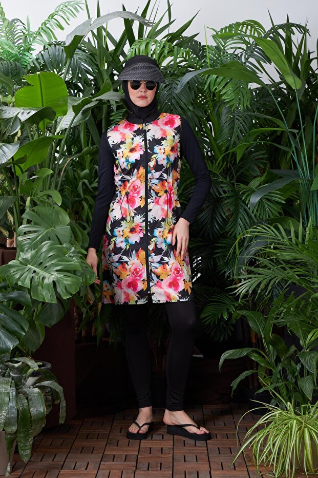 RENKLİ DESENLİ MAYO - 1