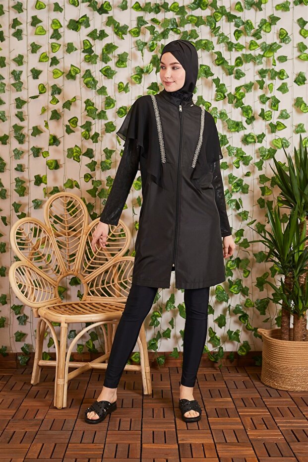 İNCİ ŞERİTLİ TESETTÜR MAYO - 1