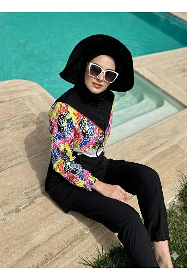 FİLE ŞERİTLİ TESETTÜR MAYO - 2