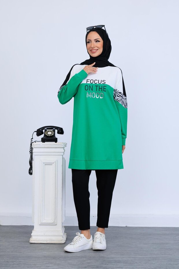 Zebra Patterned Tunic - 1