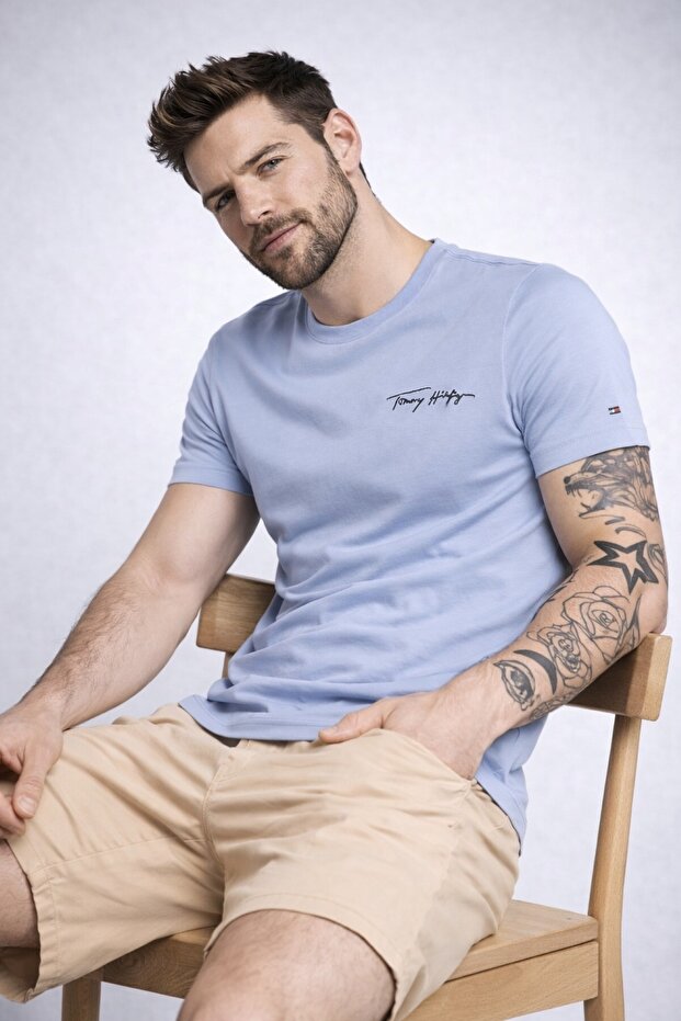 Signature Logo T-Shirt Regular Fit - Men's