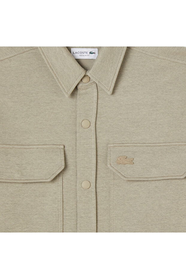 Erkek Regular Fit Bej Gömlek - 4