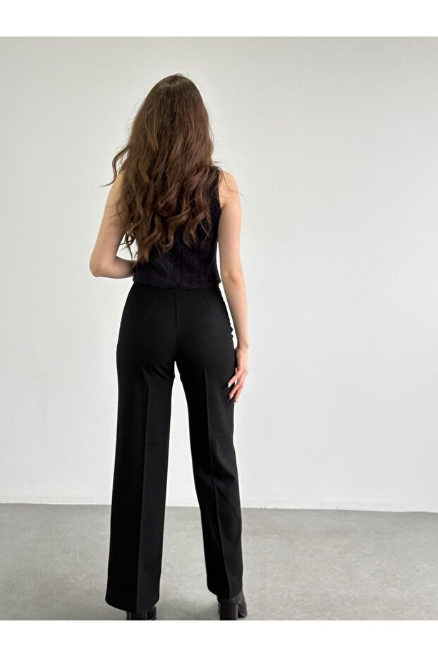 Kumaş Basic Pantolon - 3