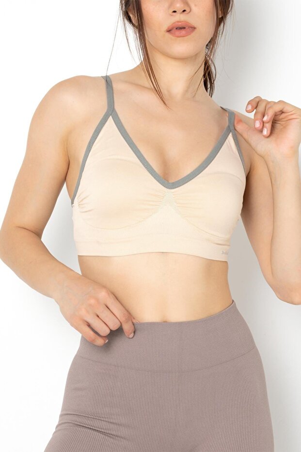 Seamless Lace Detailed Basic Bustier - 7