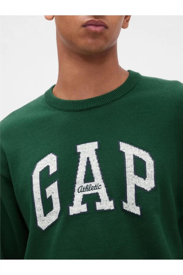 V-INTX ATHLETIC INTARSIA RLXD CREW - 3