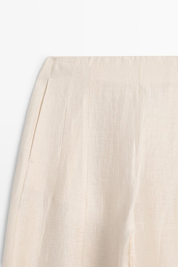 Linen blend balloon pants - 5