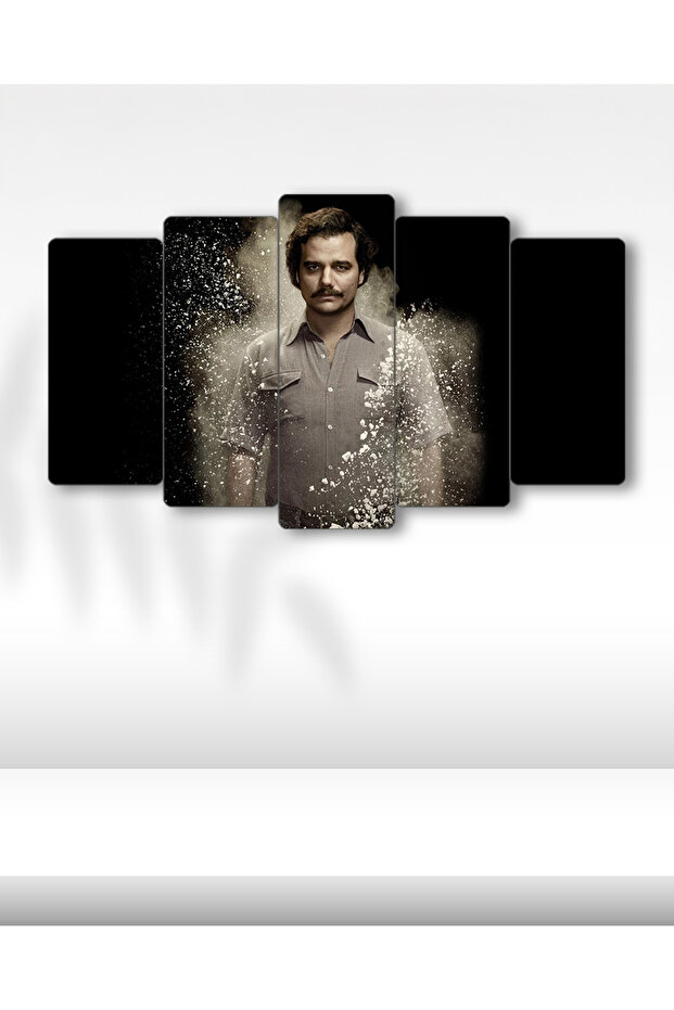 Pablo Escobar 5 Parçalı Tablo - 1