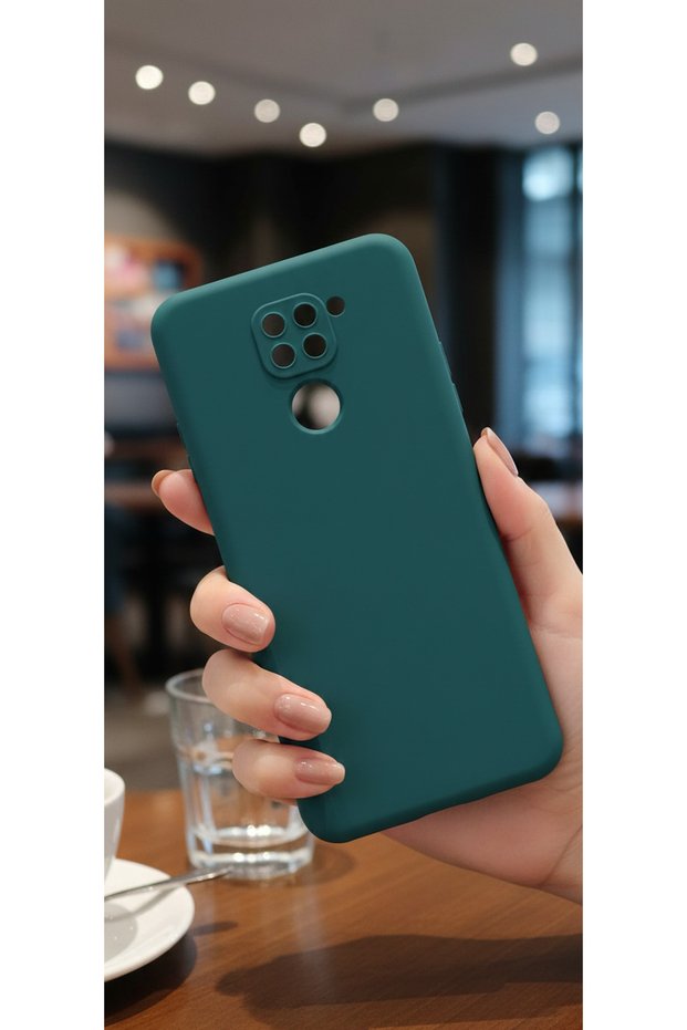 Xiaomi Redmi Note 9 Compatible Colorful Silicone Case with Velvet Camera Protection
