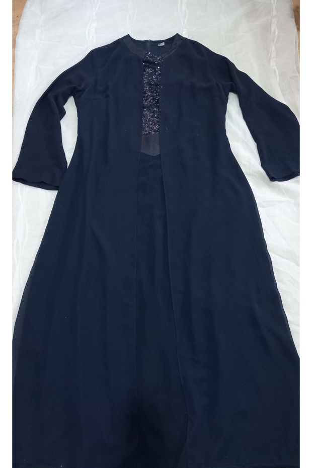 Yeşil abiye elbise - 5