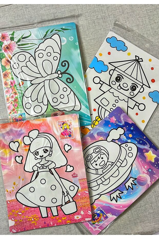 Figürlü Kum Boyama Seti - 1