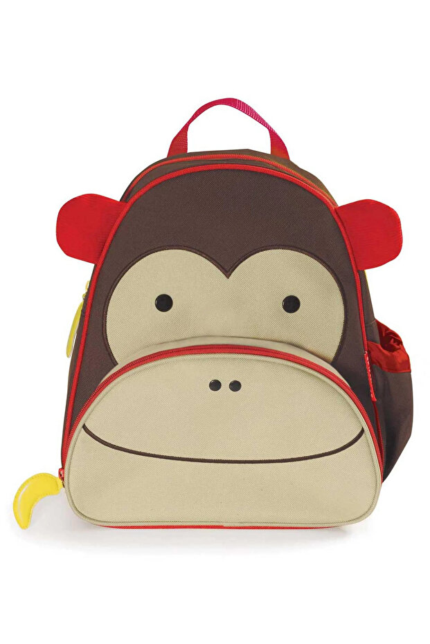 حقيبة ظهر للأطفال بتصميم قرد - بني - 2