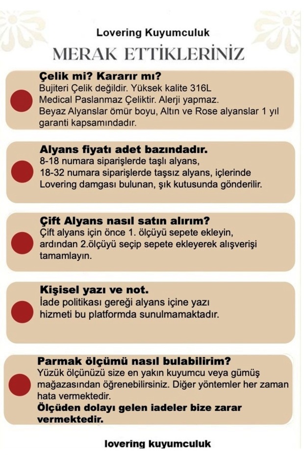 LVR111B Kadın Çelik Yüzük - 4