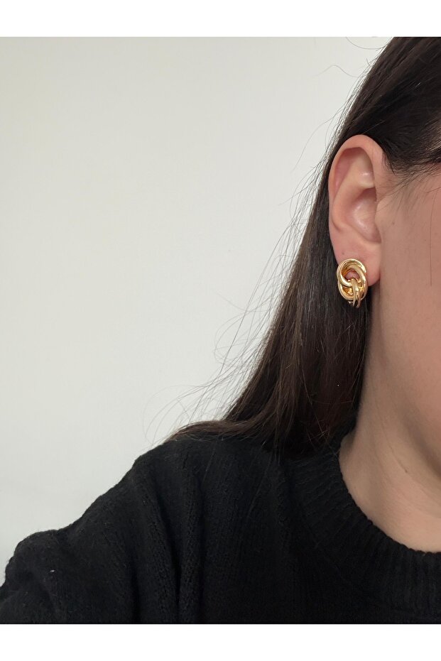 Çelik mony küpe - 2