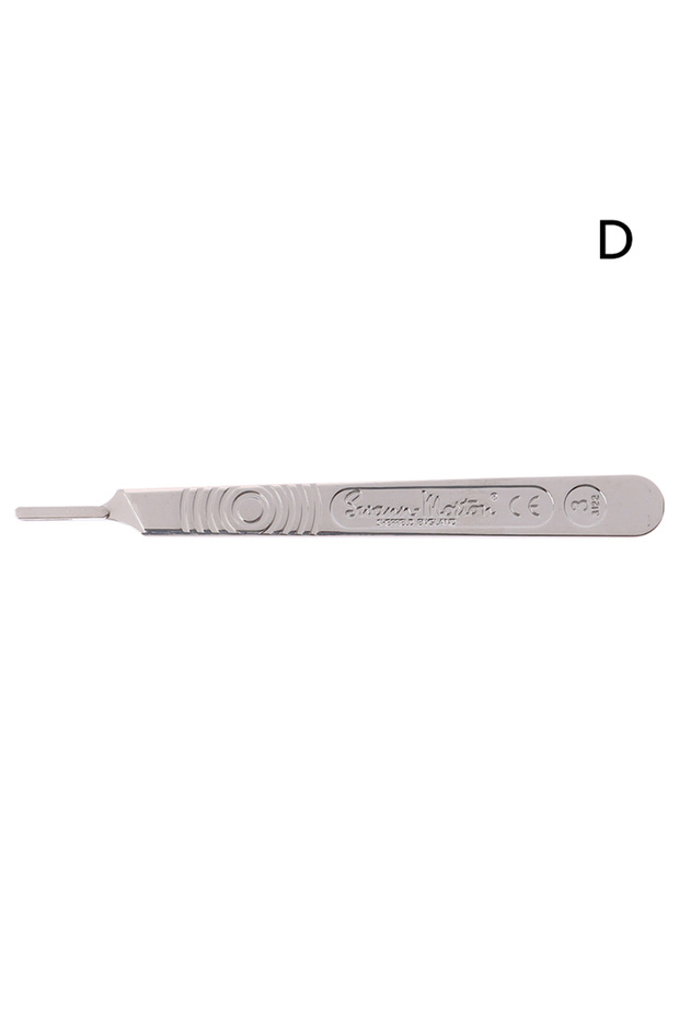 D Scalpel Handle Fits Blade Stainless Steel Surgical Hilt Surgical Hilt Hand Tool