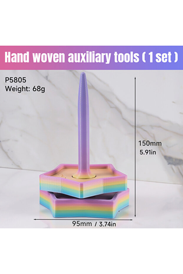C Yarn Holder Dispenser Spinner Vertical Stand Supply Holder for Knitting and Crochet Vertical Spin.