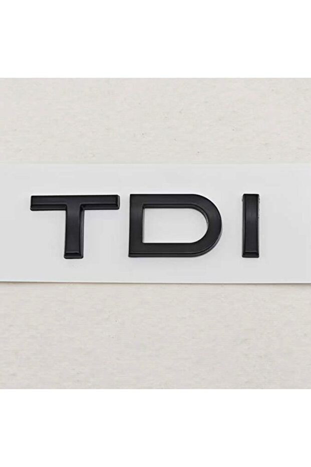 TDI Black 3D ABS Car Rear Trunk Letters Badge Sticker Logo TDI TFSI Emblem Decals For Audi A3 A4 A5