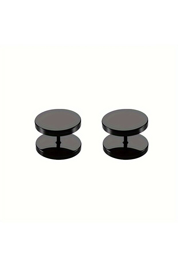 2pcs black 2/6pcs No Sew Buttons, Spiral Anti-Walk Buttons for Cardigans & Sweaters, Removable Adjus
