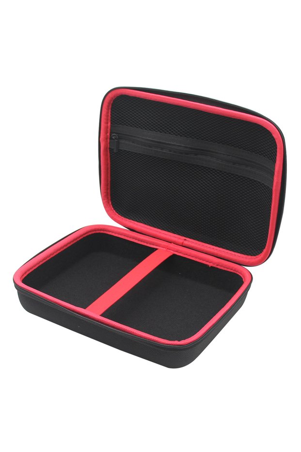 Red Hard Storage Case for Hair Clippers & Beard Trimmers Travel Organizer of T Finisher Liner Comb C