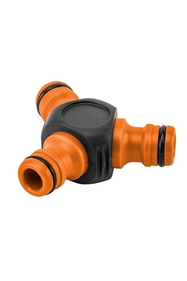 Quick coupling adapter, 3-way, bimaterial,