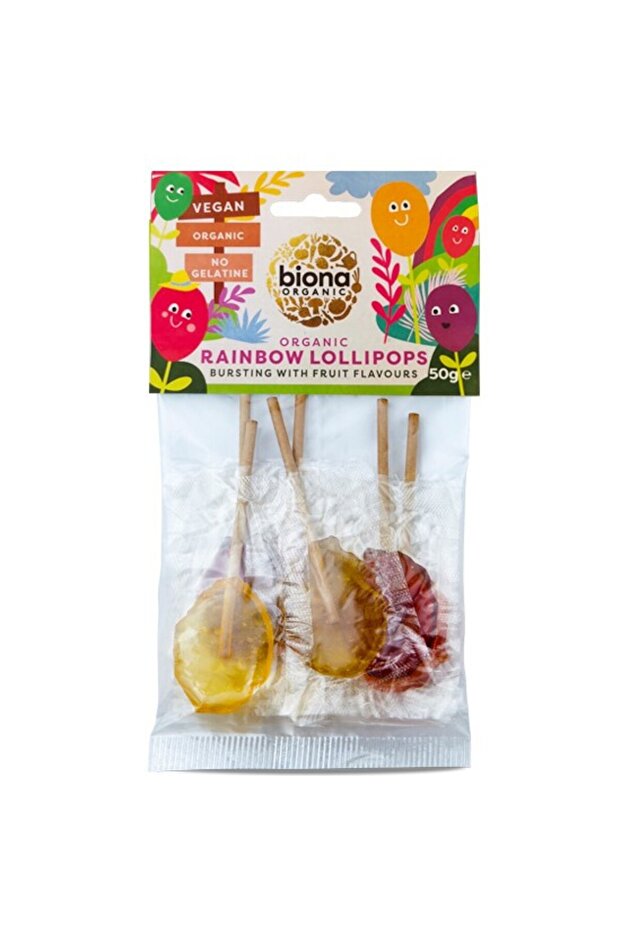 Acadele rainbow bio 6 buc/pachet 50g - 1