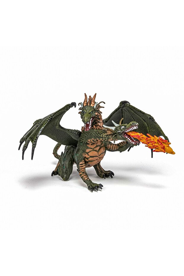 PAPO 2-HEADED DRAGON FIGURINE - 3