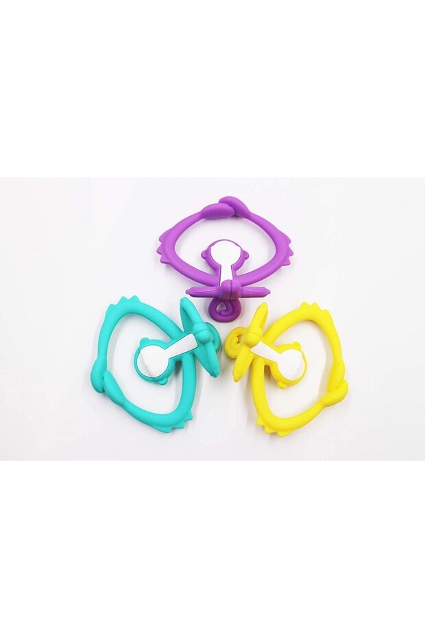 Silicone Gum Ring, - Red Monkey - 3