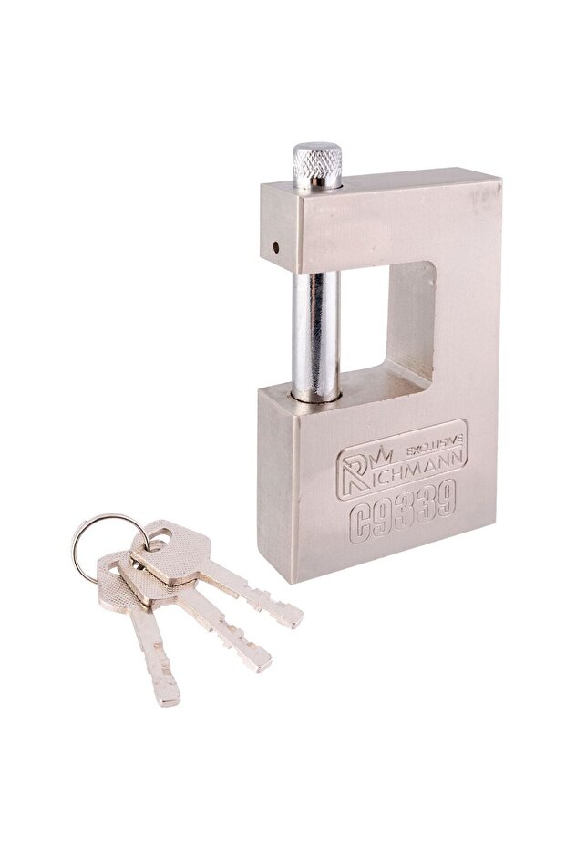 Rectangular Padlock, 90 mm, RICHMANN EXCLUSIVE - 1