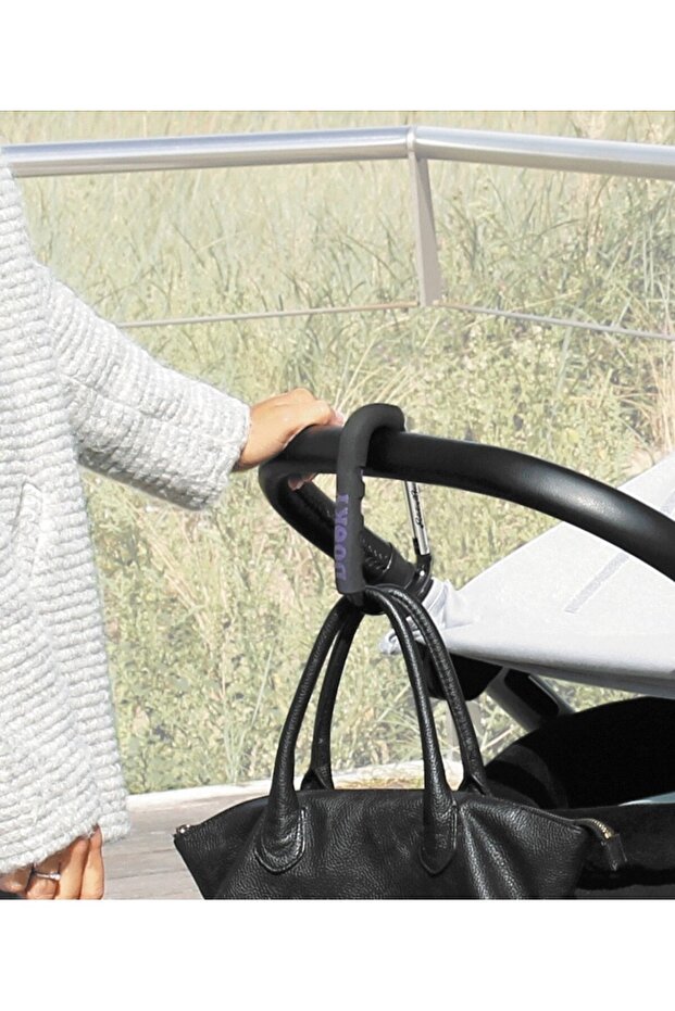 Universal Hook for Stroller Light Grey Crown - 4