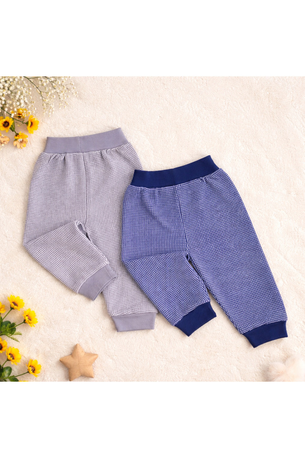 2-Piece unisex baby and child single bottom pajamas set