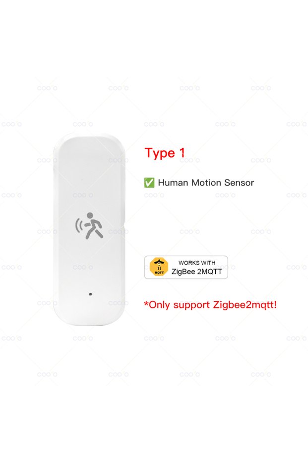 النوع 1 لجهاز استشعار الحركة الراداري Z2M Zigbee 10G MmWave للكشف عن الإنسان مع قياس الإضاءة ودرجة الحرارة