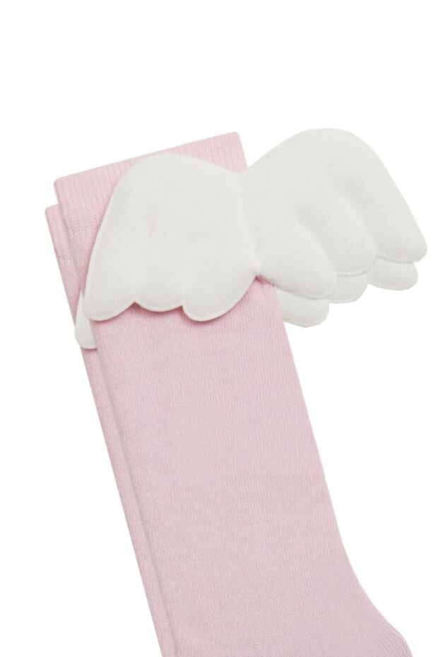 Melek Kanatlı Dizaltı Çocuk Çorap - 2