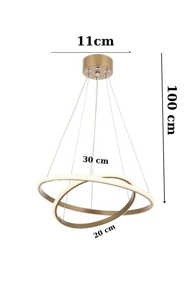 Alex Modern Tasarım 2li 3lü 4lü Led Avize - 2
