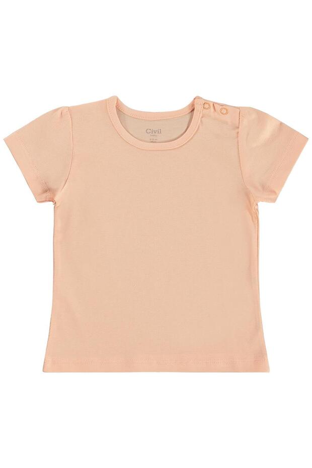 Baby Girl T-Shirt 6-18 Months - Powder 12-18 Months