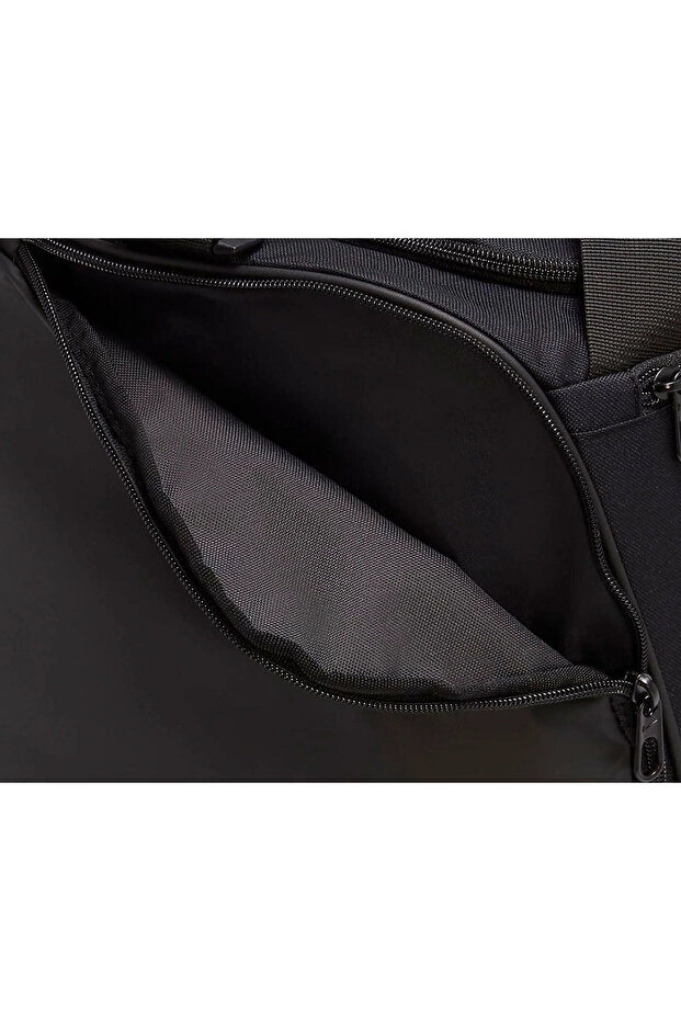 CU8090-010 Nk Acdmy Team M Duff Unisex Spor Çanta Siyah Beyaz - 5